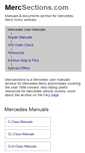 Mobile Screenshot of mercsections.com